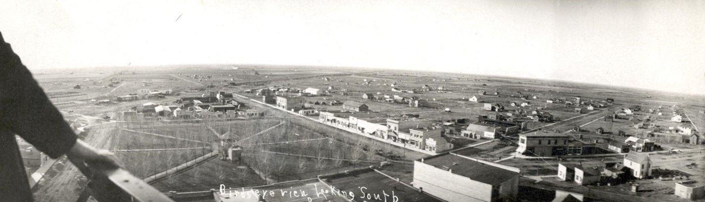 Aerial View of Rupert Looking South - 1914