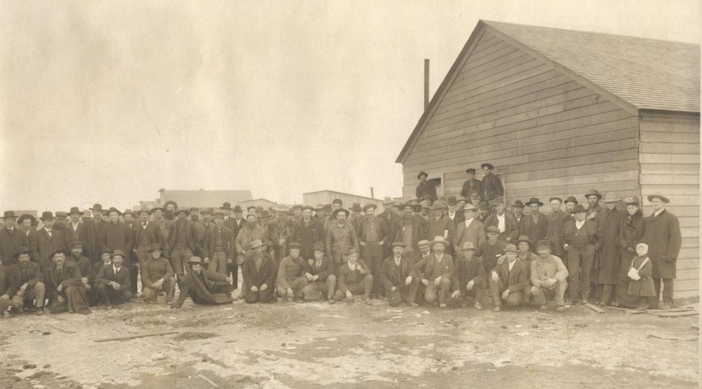 Water Meeting in Old Hall - 1906